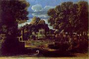 Nicolas Poussin Landscape with the Ashes of Phocion oil painting